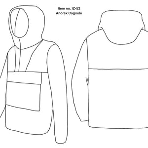 Item no. IZ-52 : Anorak Cagoule - Handmade in Scotland